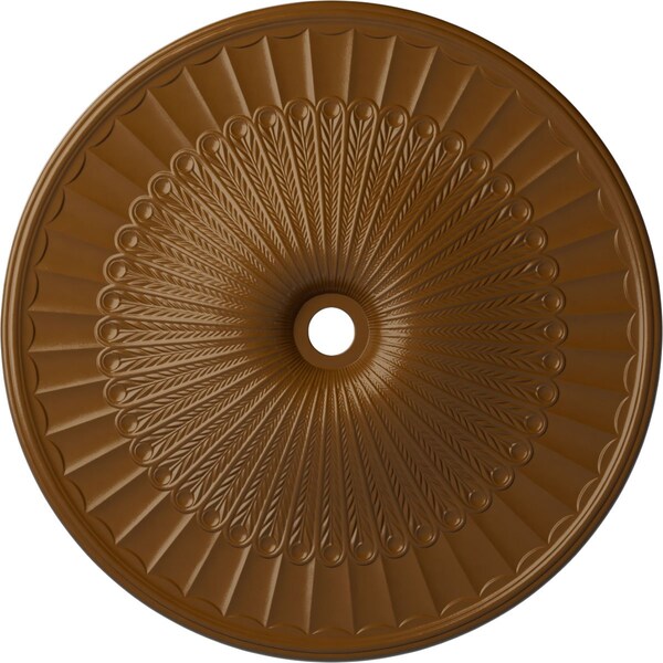 Ekena Millwork Galveston Ceiling Medallion (Fits Canopies up to 5 7/8"), 51"OD x 3 5/8"ID x 3 3/8"P, Smokey Topaz CM51GLSTF - main